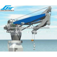 Knuckle boom marine folding crane